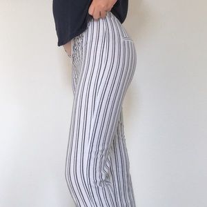 Brandy Melville Striped Tilden Pants